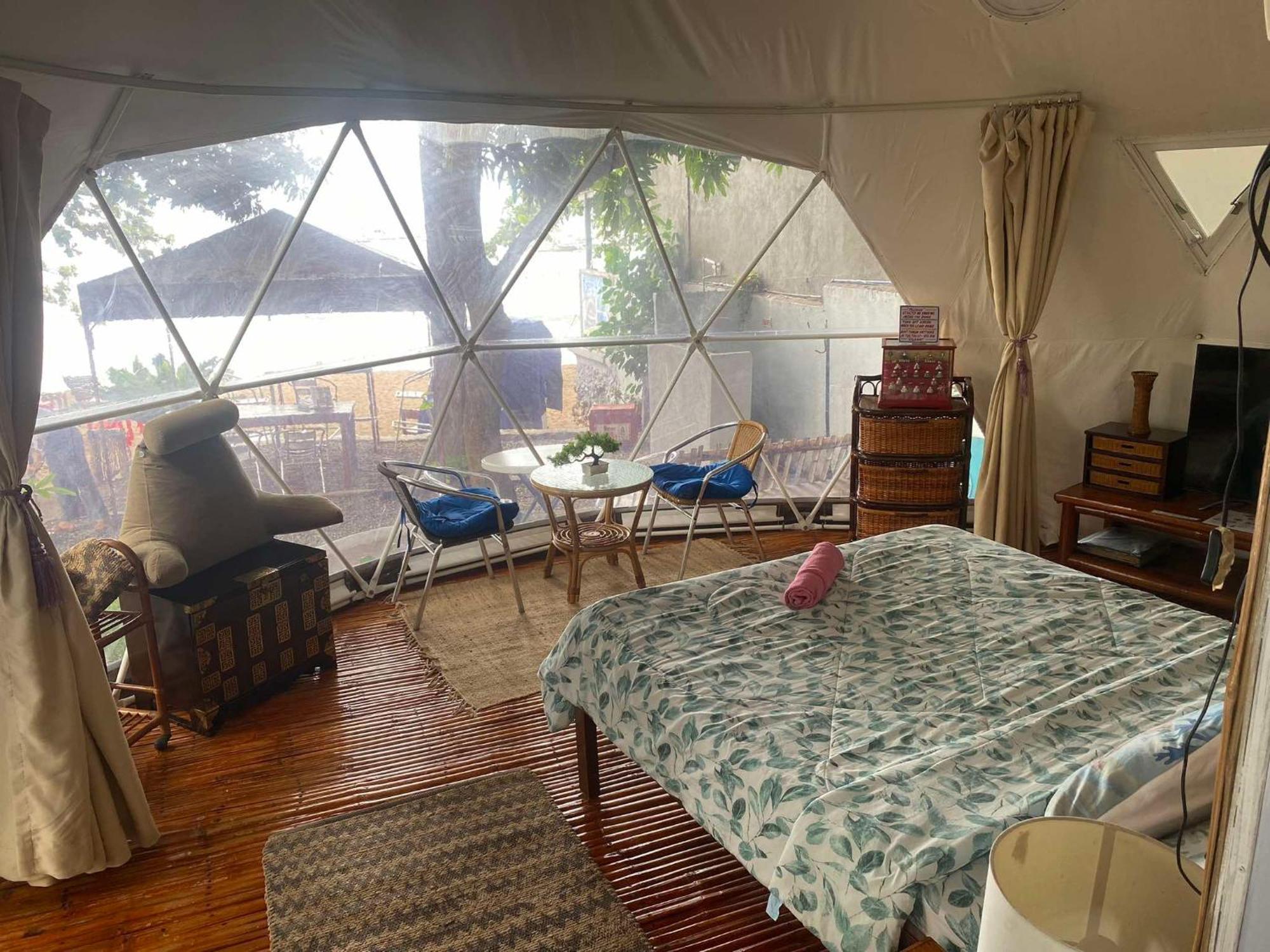 Glamping Dome Dauin Beach Resort Exterior foto