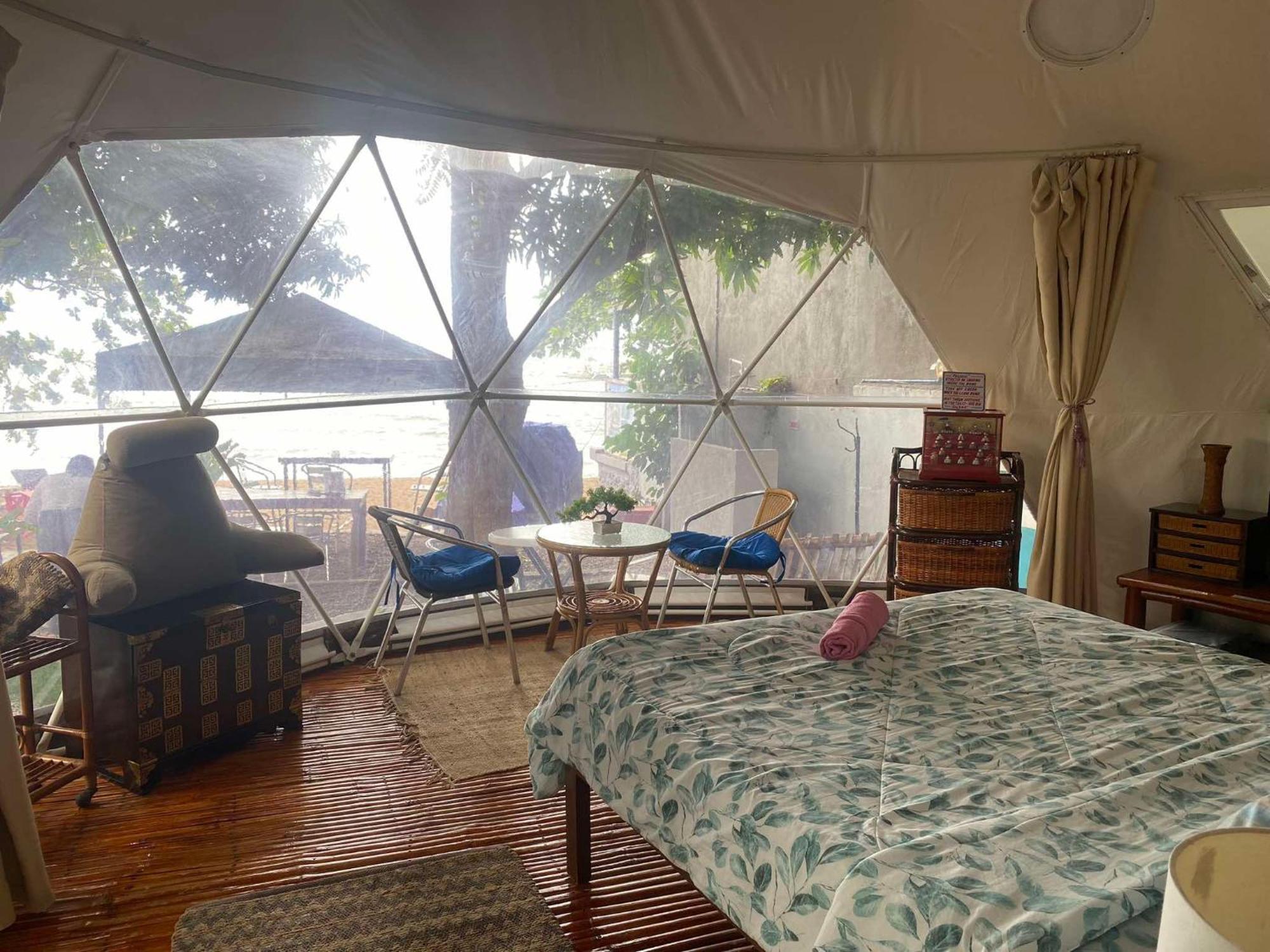 Glamping Dome Dauin Beach Resort Exterior foto